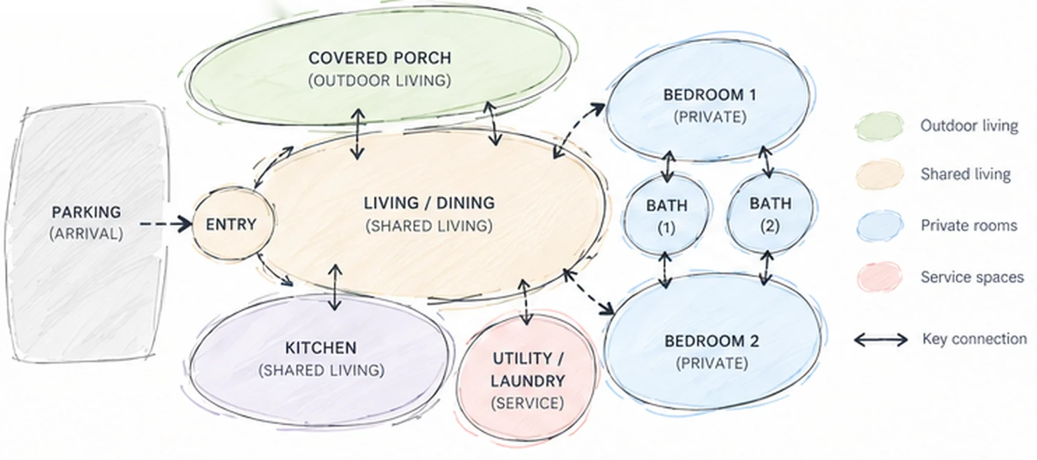 Larger spatial sketch bubble diagram